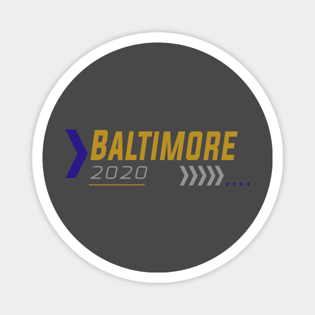 Baltimore Football Team Magnet by igzine